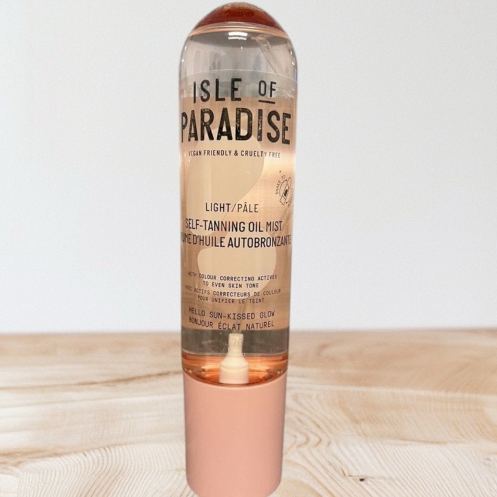 ISLE OF PARADISE Self-Tanning Oil Mist LIGHT-NEW! 200ml